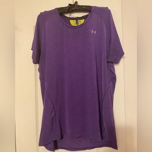 Under Armour Purple Semi-Fitted Tee